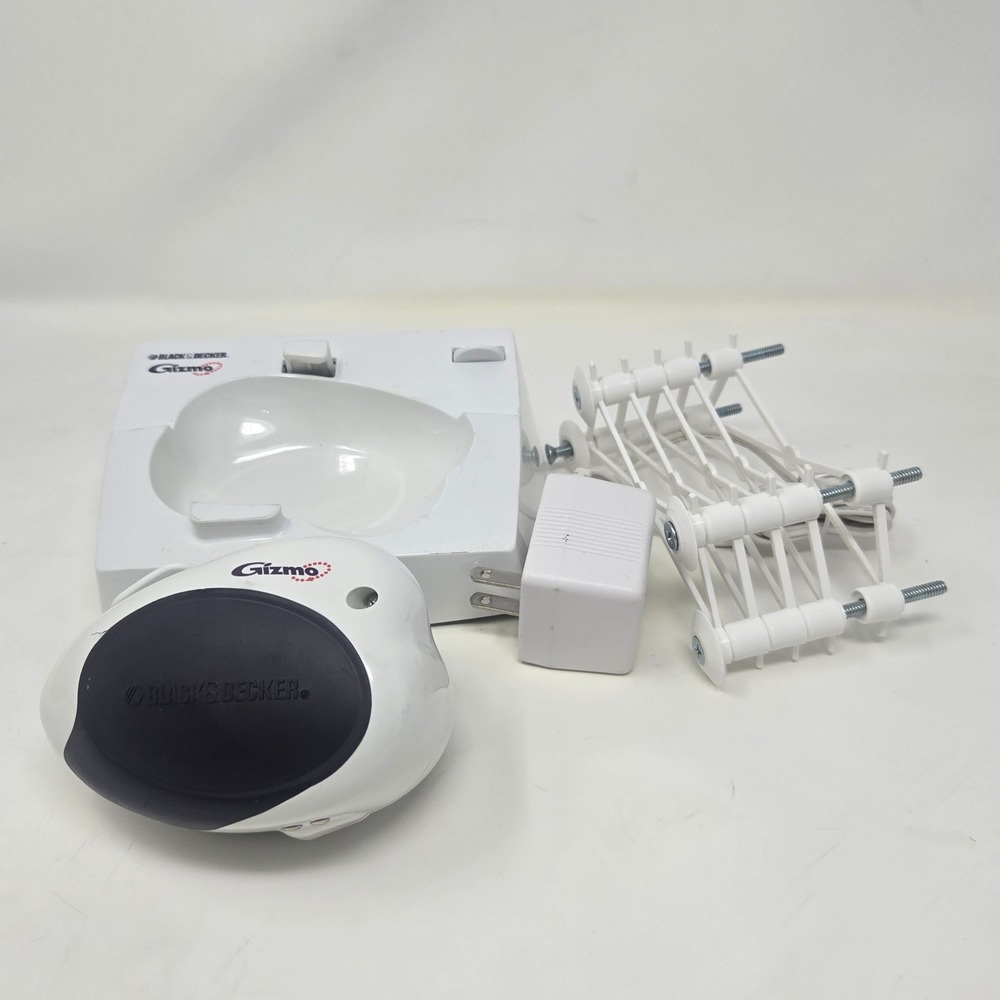 Black & Decker Gizmo Cordless Can Opener White EM200 EM100 with Charging Base